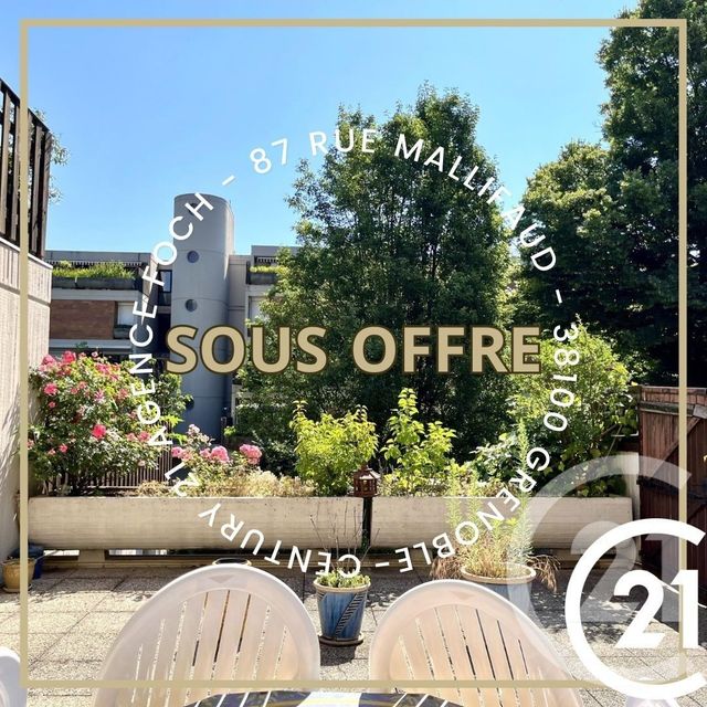 Appartement T4 à vendre - 4 pièces - 103.51 m2 - GRENOBLE - 38 - RHONE-ALPES - Century 21 Agence Foch