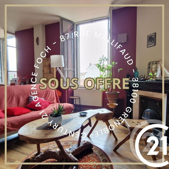 Appartement F3 à vendre - 3 pièces - 67.57 m2 - GRENOBLE - 38 - RHONE-ALPES - Century 21 Agence Foch